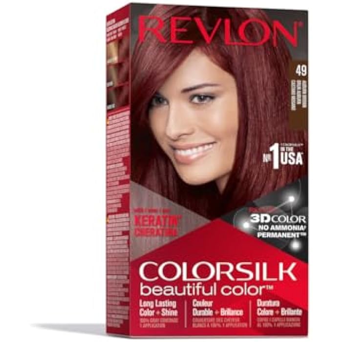 Revlon Colorsilk - 49 Auburn Brown - Image 1